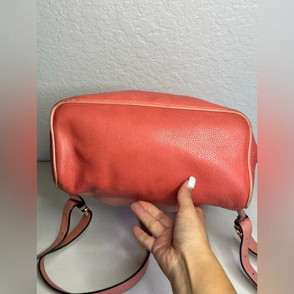 Michael Kors Adina Leather Backpack Grapefruit Color